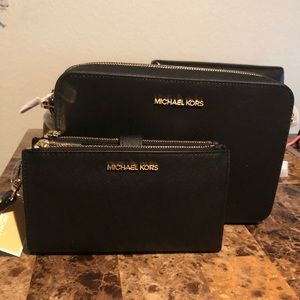Michael Kors purse + wallet